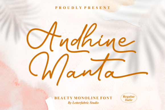 Andhine Manta Font for Creative Projects