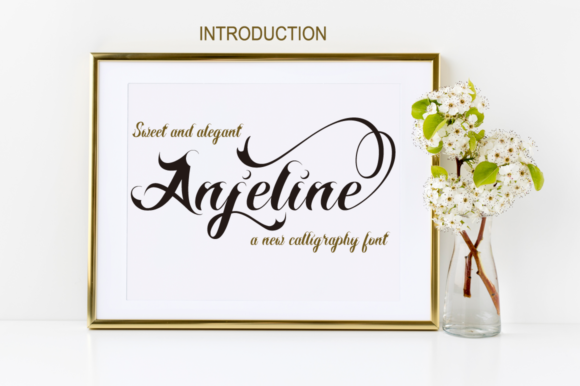Anjeline: A Romantic Script Font for Web Design