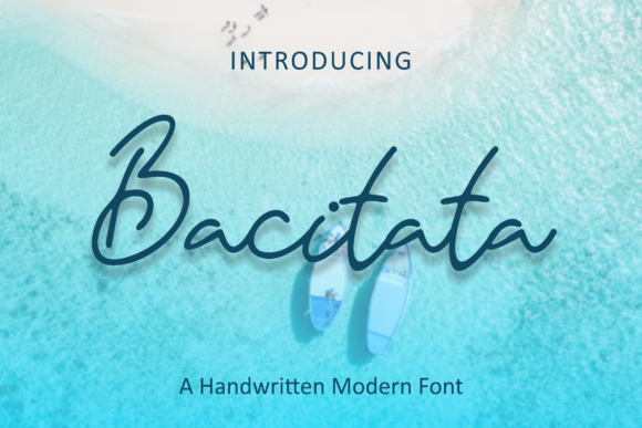 Bacitata: A Stylish Script Font for Web Design