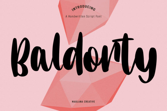 Baldorty: A Stylish Script Font