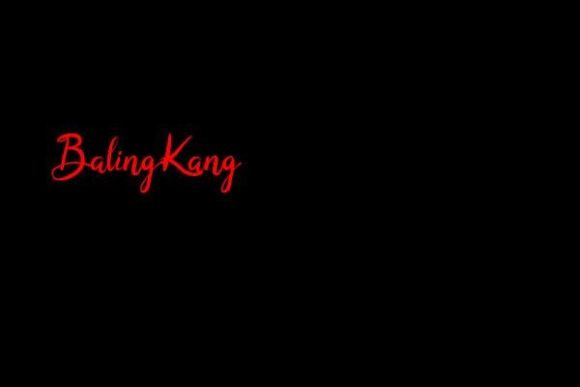 BalingKang: A Stylish Script Font
