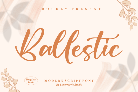 Ballestic: A Stylish Script Font for Crafters