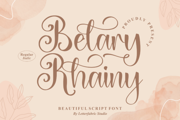 Belary Rhainy: A Script Font for Polished Branding