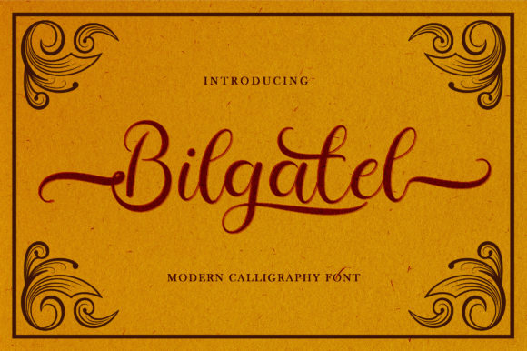 Bilgatel: A Graceful Script Font for Business