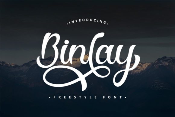 Binlay: A Stylish Script Font