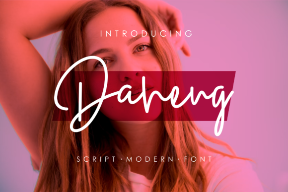 Daheng: A Stylish Script Font for Branding