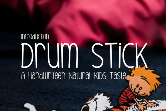 Drum Stick Font for Web Design