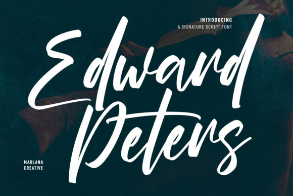 Edward Peters: A Relaxed Script Font