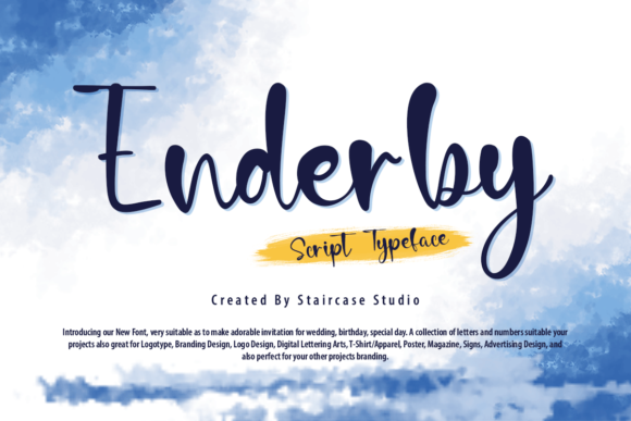 Enderby: A Stylish Script Font