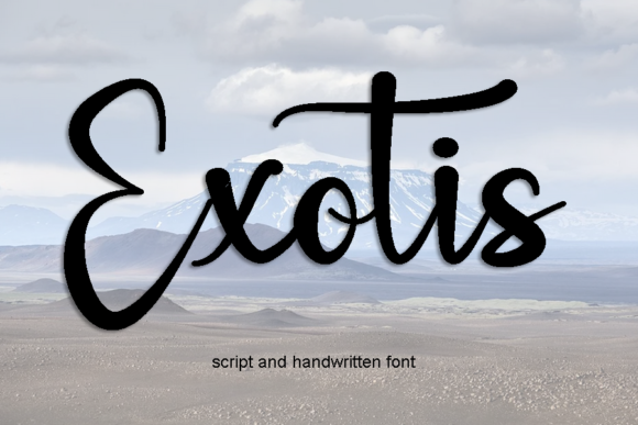Exotis: A Stylish Script Font for Web Design