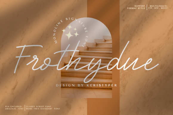 Frothydue Script Font
