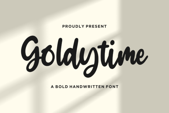 Goldytime: A Script Font for Real Projects