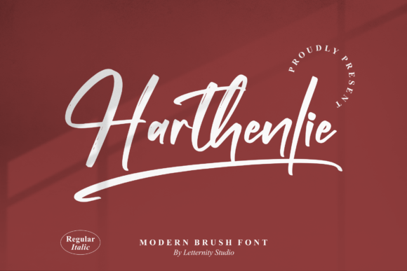 Harthenlie: A Script Font for Creative Projects