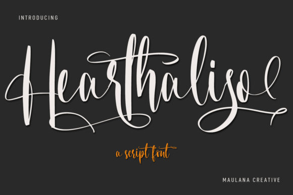 Hearthaliso: A Stylish Script Font for Creative Projects