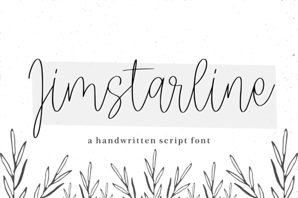 Jimstarline: A Delicate Script Font for Web Design