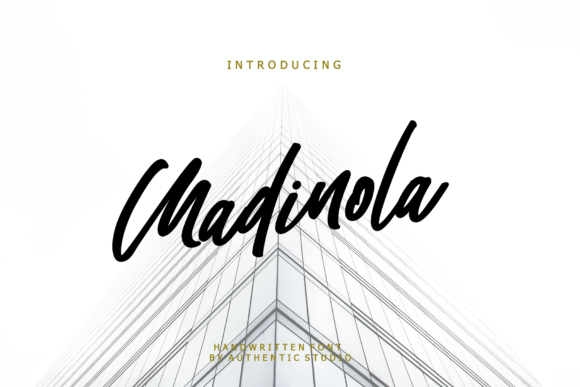 Madinola: A Script Font for Web Design
