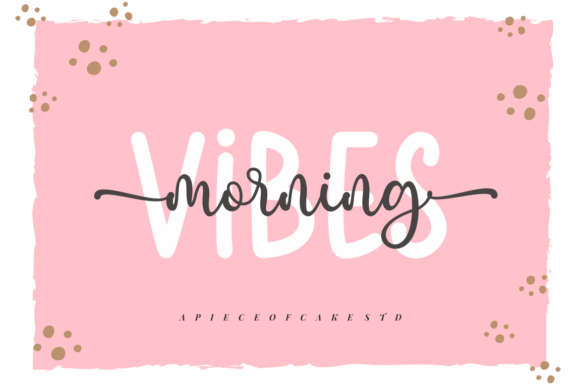 Morning Vibes Duo: A Stylish Font for Branding