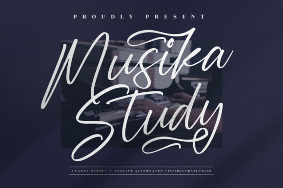 Musika Study: A Stylish Script Font