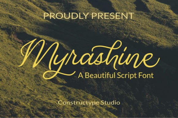 Myrashine: A Font for Polished Branding