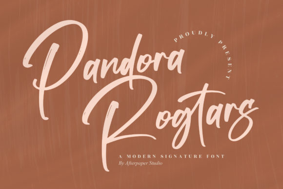 Pandora Rogtars: A Script Font for Polished Branding