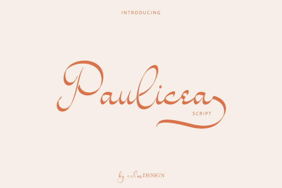 Paulicea: A Delicate Script Font