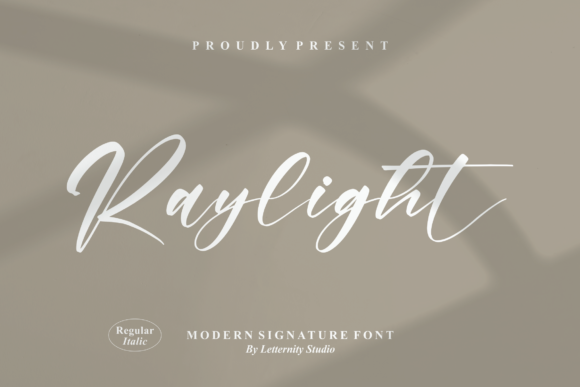 Raylight: A Script Font for Creative Projects