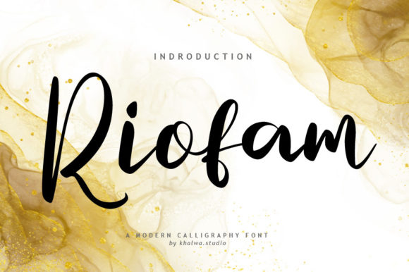 Riofam: A Script Font for Web Design