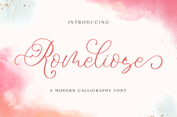 Romeliose: Elegant Script Font for Web Design