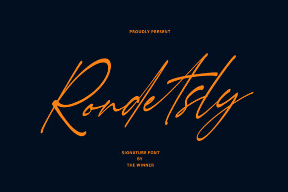 Rondetsly: A Stylish Script Font