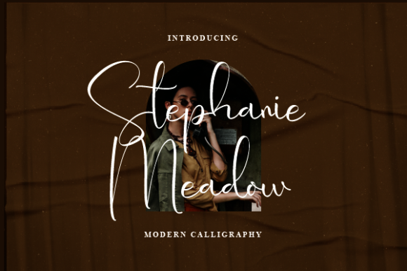 Stephanie Meadow Font for Creative Projects