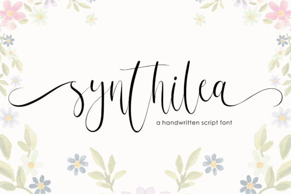 Synthilea: A Graceful Script Font