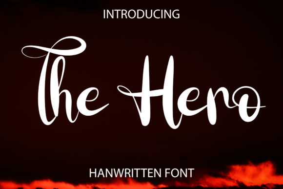 The Hero: A Dazzling Script Font